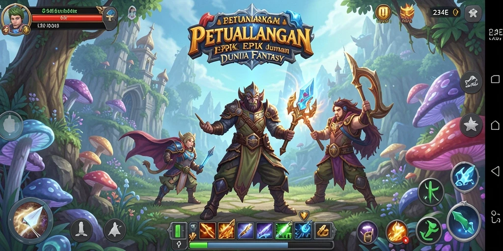 Tampilan gameplay 234E yang seru dan mendebarkan.