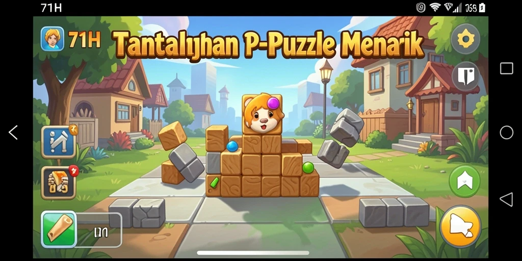 Tampilan gameplay 71H dengan tantangan puzzle yang seru.