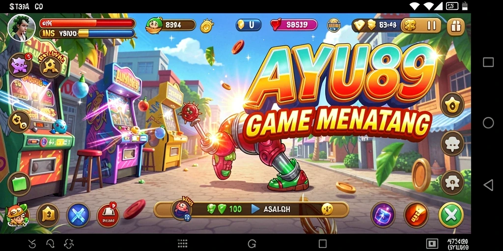 Screenshot gameplay AYU89 yang menampilkan aksi seru dan tantangan mendebarkan.
