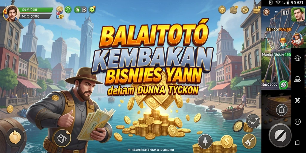 Tampilan gameplay BALAITOTO yang menarik dan interaktif dalam genre Tycoon.