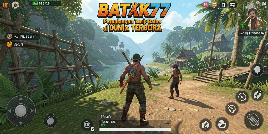 Tampilan gameplay BATIK77 yang memukau dalam dunia terbuka