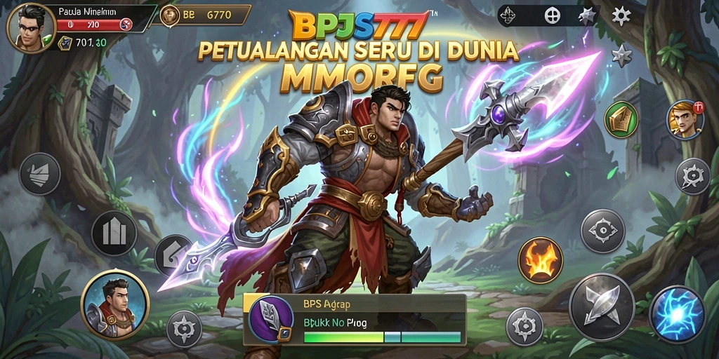 Tampilan menarik dari gameplay BPJS777 di dunia MMORPG
