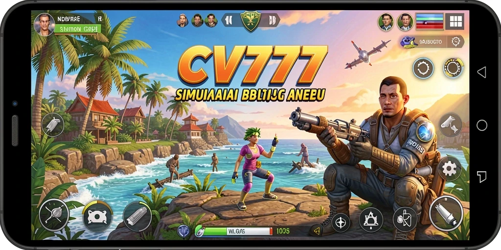 Tangkapan layar gameplay CV777 menampilkan interaksi karakter dengan lingkungan.
