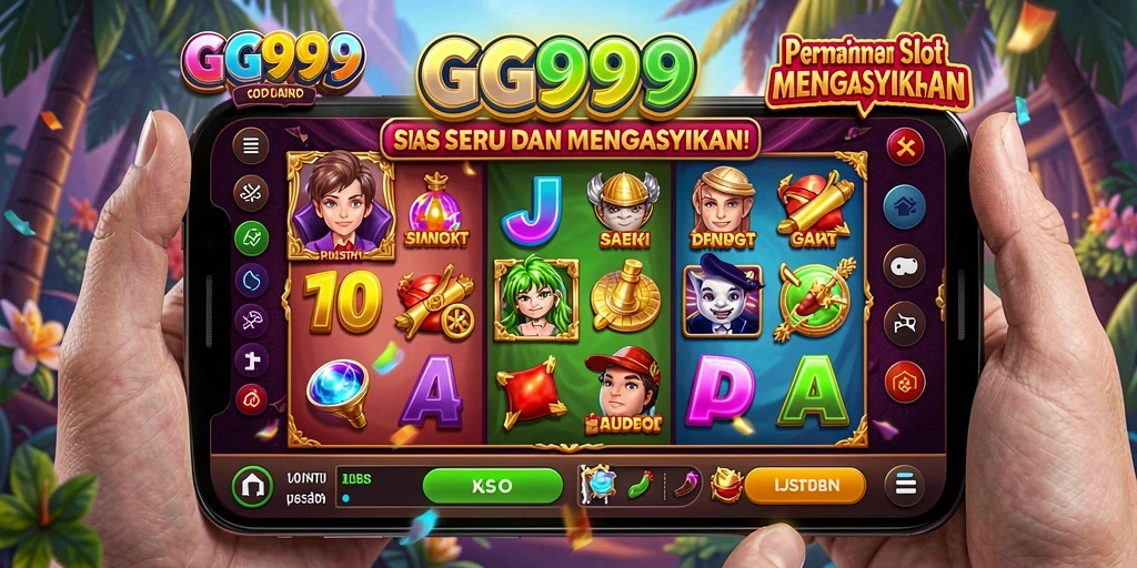 Tangkapan layar menunjukkan gameplay seru GG999 dengan fitur slot yang menarik.