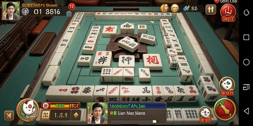 Screenshot GOBETASIA menampilkan permainan mahjong yang seru dan menantang.
