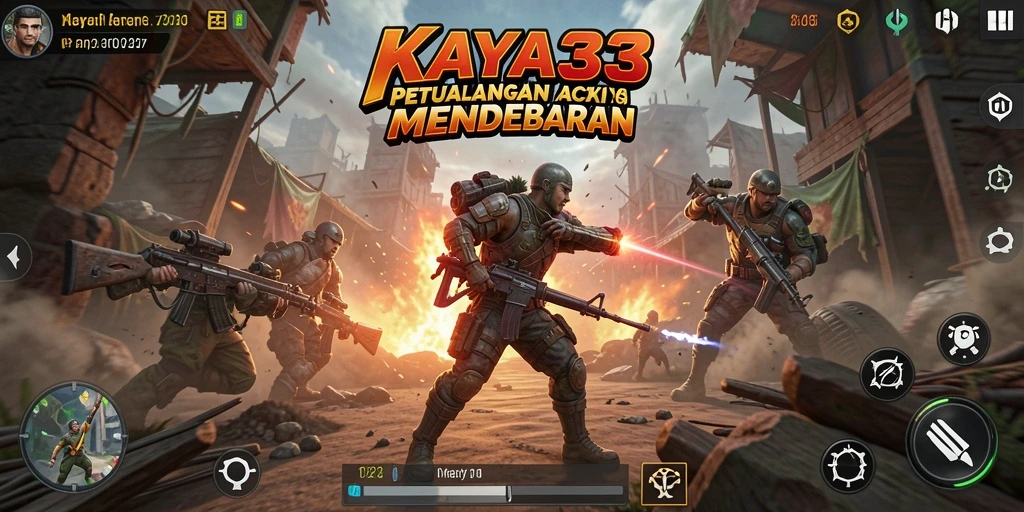 Screenshot gameplay KAYA33 yang menampilkan aksi mendebarkan.