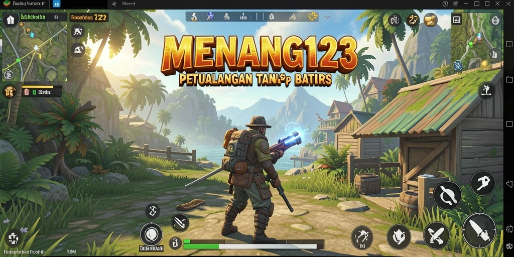 Tampilan gameplay MENANG123 yang memukau di dunia terbuka.