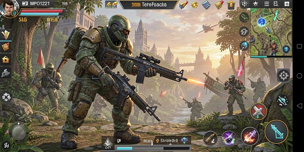 Tampilan gameplay menarik dalam MPO1221 dengan strategi menawan.