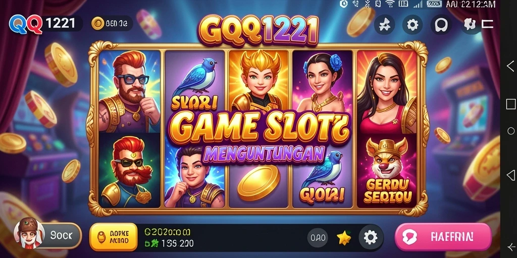 Screenshot gameplay QQ1221 yang menampilkan keseruan bermain Slot.