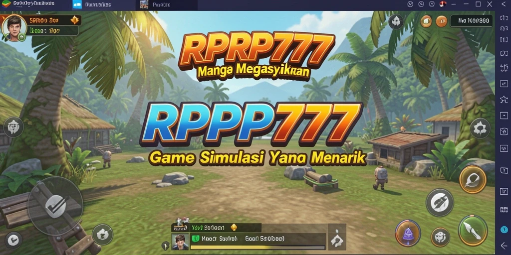 Tangkapan layar menunjukkan gameplay seru dan interaktif RPRP777.