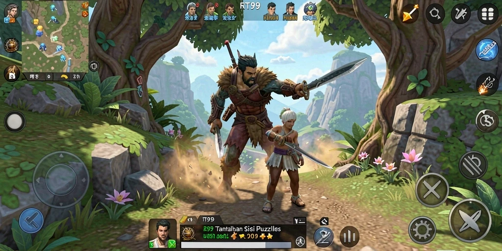 Gameplay seru dan menantang di RT99.