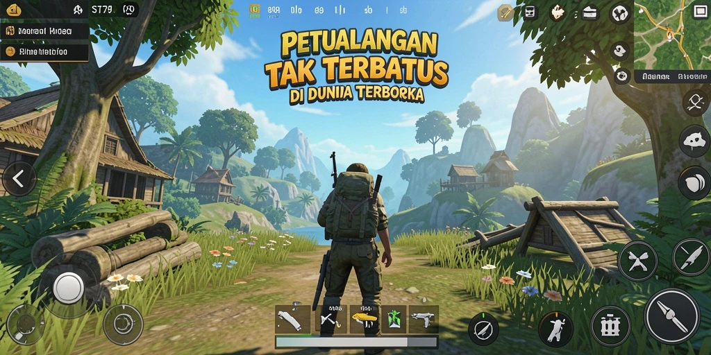 Gameplay Open World yang penuh petualangan dan eksplorasi.