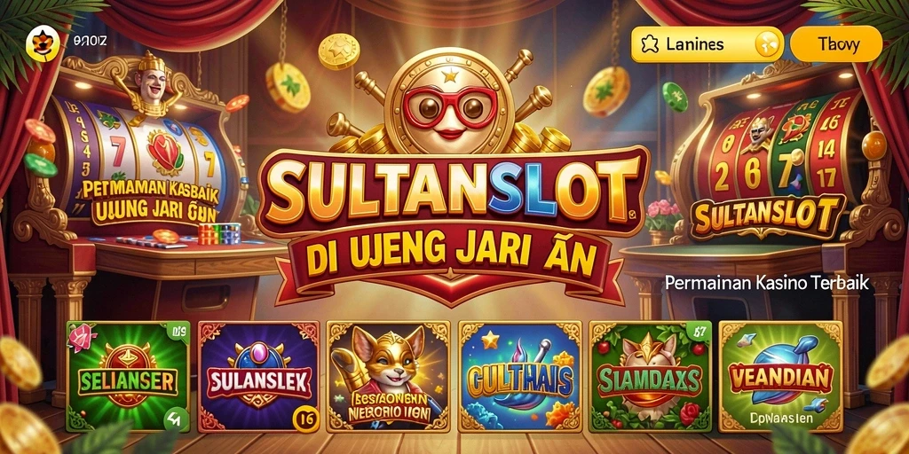 Tampilan gameplay mengasyikkan dalam SULTANSLOT yang penuh warna.