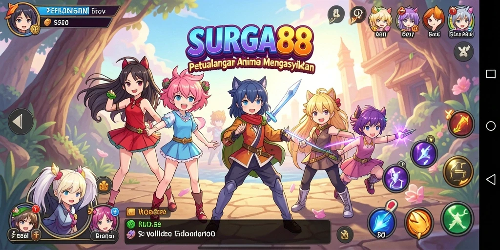 Tampilan menakjubkan dari gameplay SURGA88 yang penuh aksi dan petualangan.