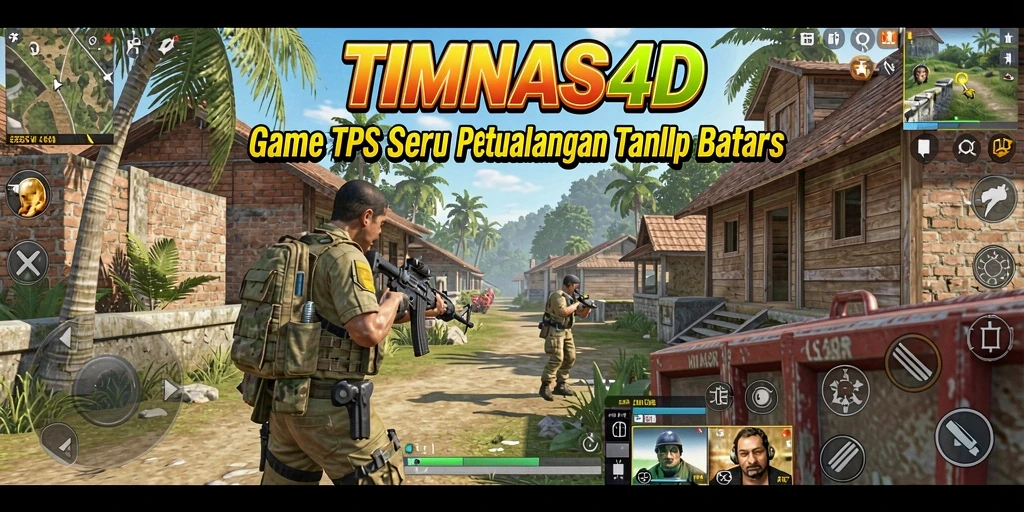 Gameplay seru dan intens dari TIMNAS4D dalam aksi TPS.