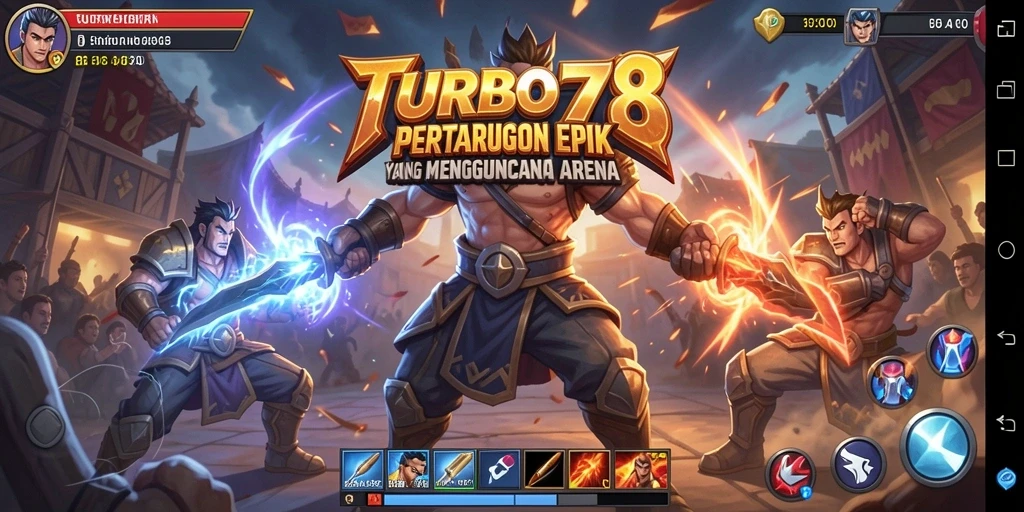 Gameplay intense dalam TURBO78 yang menampilkan pertarungan seru.