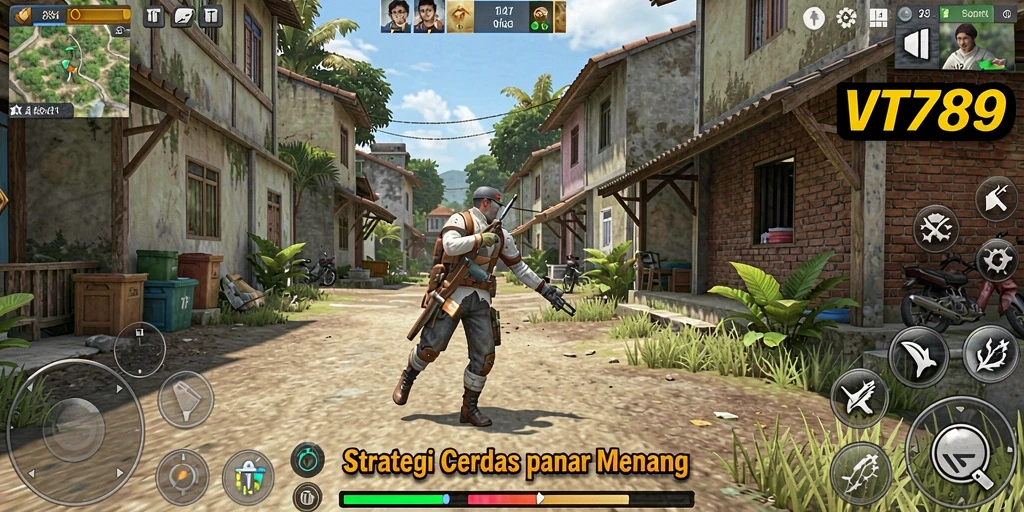 Tampilan gameplay VT789 dengan elemen strategi yang mendebarkan.